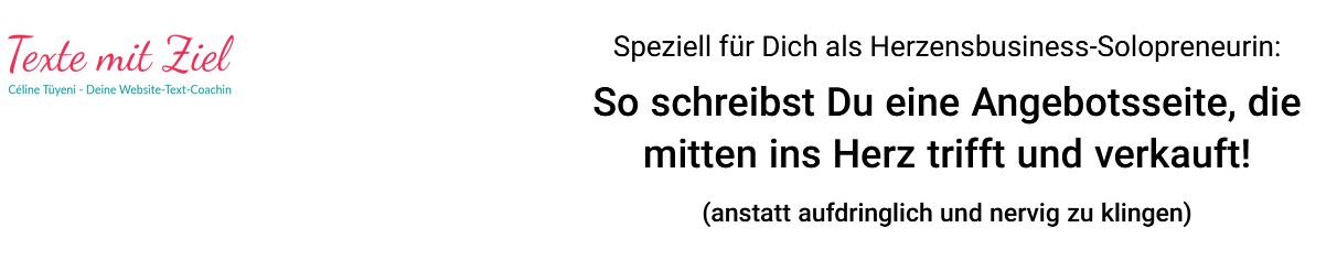 Schreib klare Headlines für Landingpages